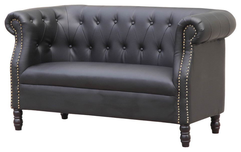Modern Classics Chester Loveseat, Black