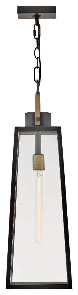 Lark Hugh Large Hanging Lantern, Black