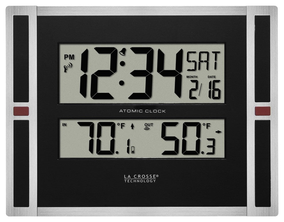 La Crosse Technology 513-149 Atomic Time Digital Wall Clock
