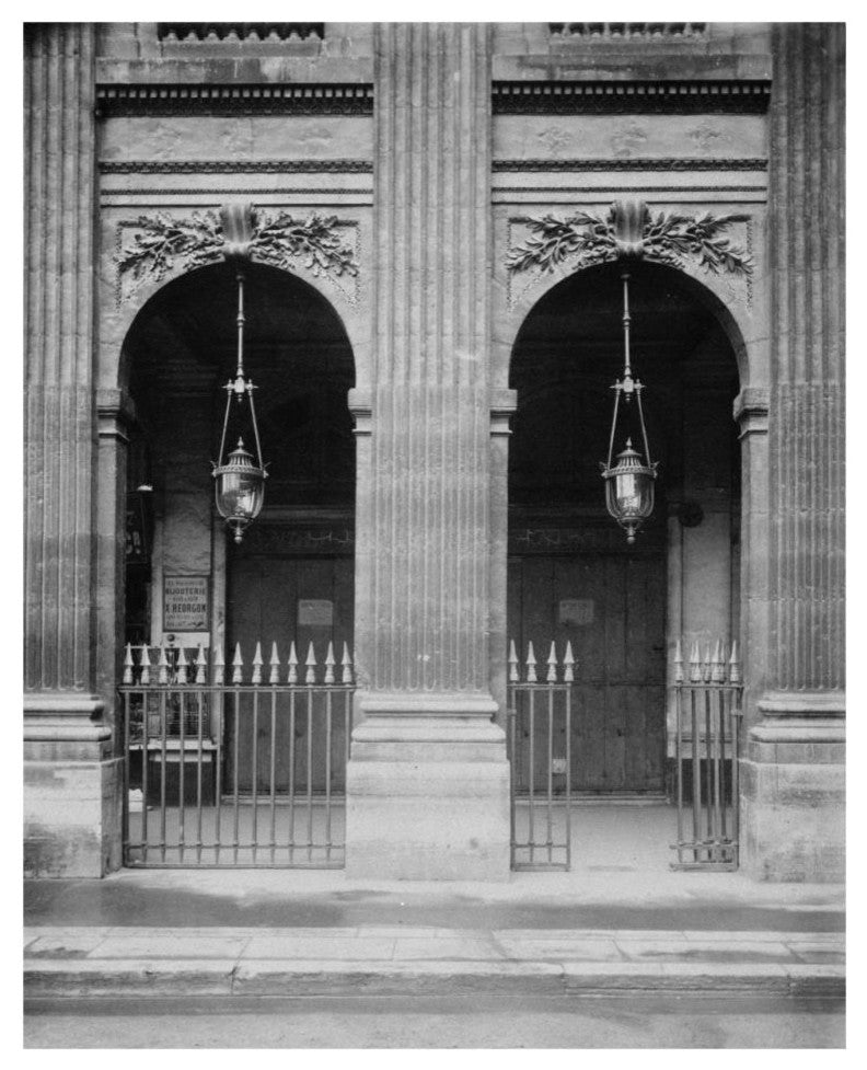 "Paris, 1904-1905 - Palais-Royal" Digital Paper Print by Eugï¿½ï¿½ne Atget, 26"x32"