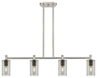 Crown Point 4 43.75" Island Lighting Satin Nickel