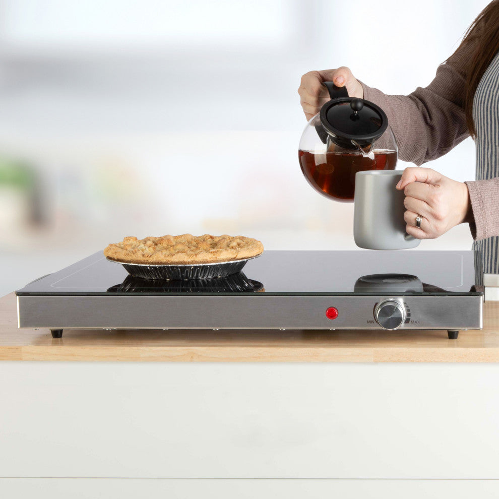 Electric Warming Tray Large Food Warmer With 3 Temperature Settings