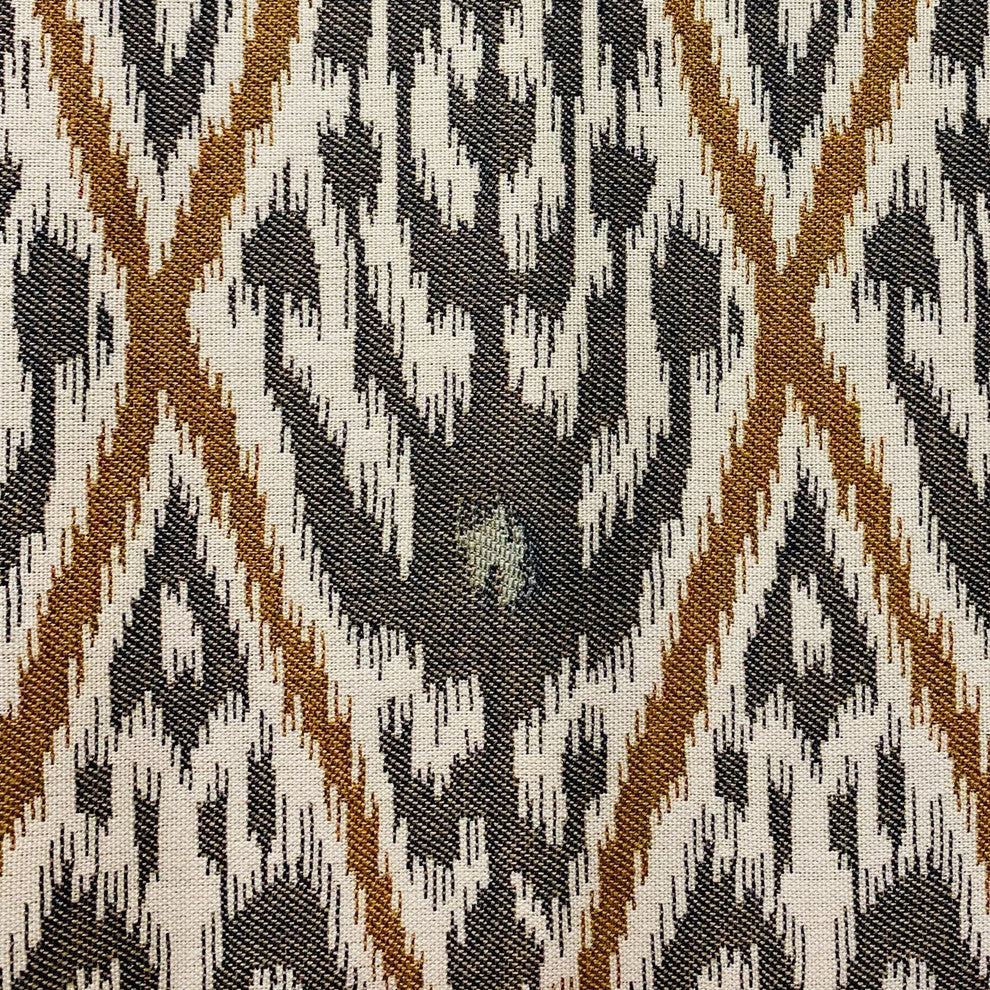 Plutus Isabis Plush Brown Ikat Luxury Outdoor/Indoor Throw Pillow, 16"x16"