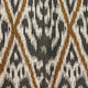 Plutus Isabis Plush Brown Ikat Luxury Outdoor/Indoor Throw Pillow, 16"x16"