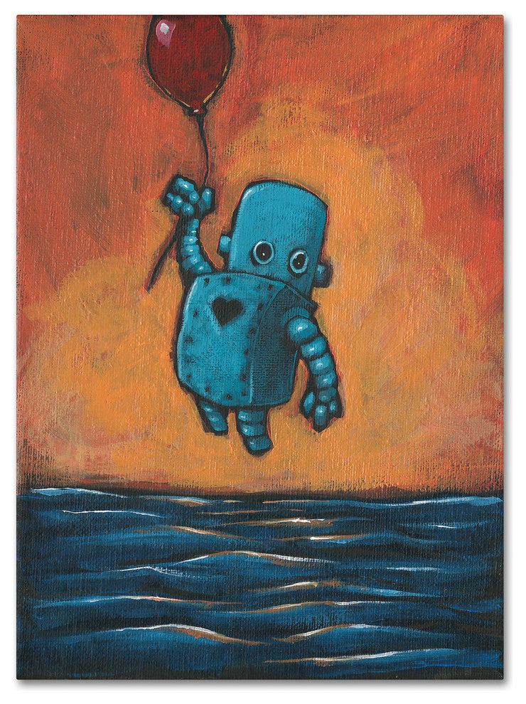 ''Float Ii'' Canvas Art, 47x35