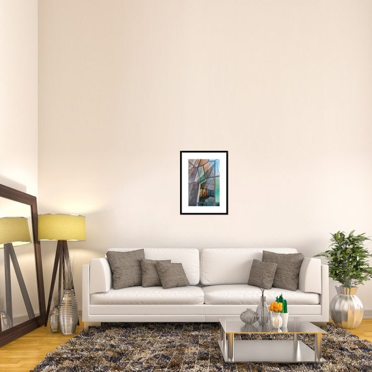 "Colour Mosaic" Framed Digital Print by Jure Kravanja, 22x30"