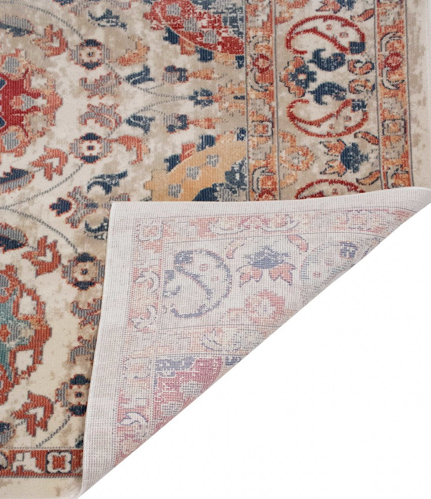 Noori Rug Distressed Cathey Beige/Red Rug