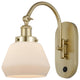 Innovations 918-1W-SG-G171 Fulton 1 Light 7" Sconce, Satin Gold