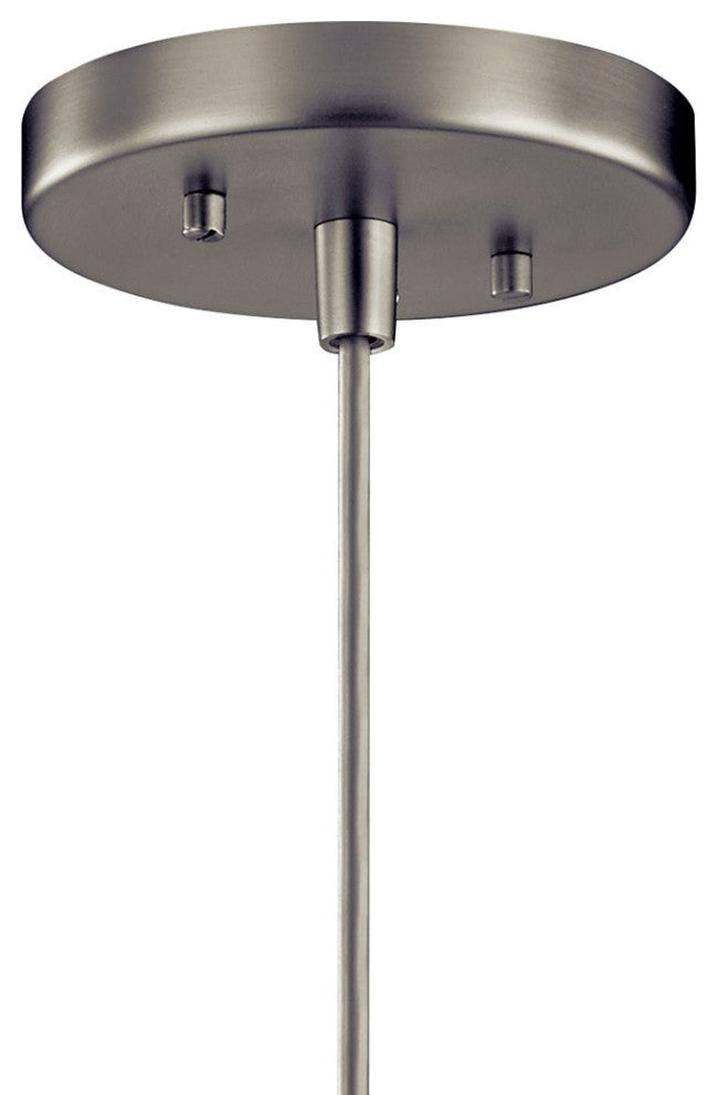 Kichler Avery 1 Light Mini Pendant, Brushed Nickel