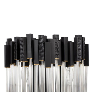 Matrix 3-Lt Table Lamp - Matte Black/French Gold