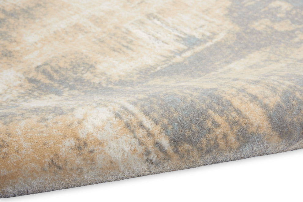 Calvin Klein CK005 Enchanting 8' x 10' Ivory Seaglass Modern Indoor Area Rug