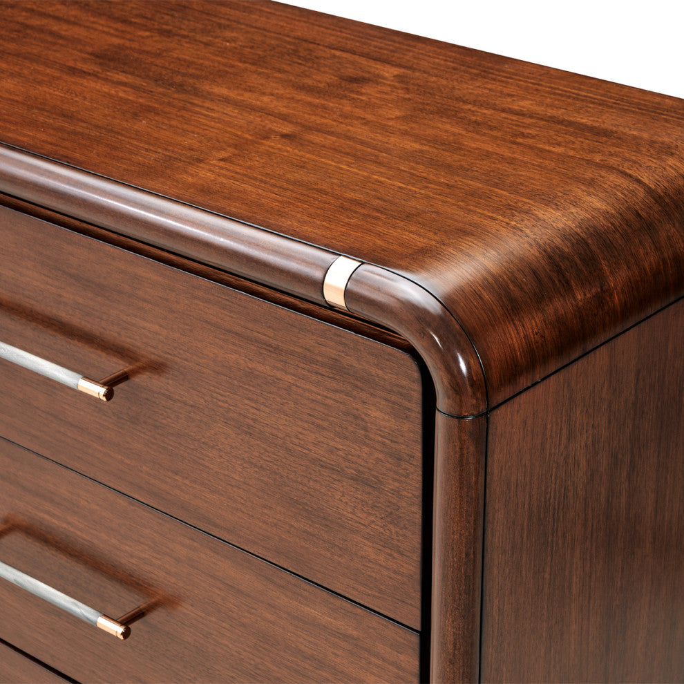 Mason Park Dresser with Mirror, Umber Brown
