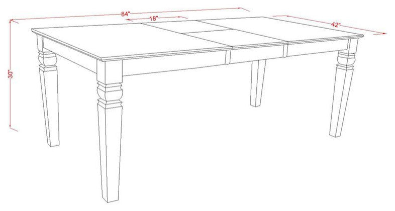 5-Piece Dinette Set With Dining Table and 4 Dining Chairs, Black/Cherry