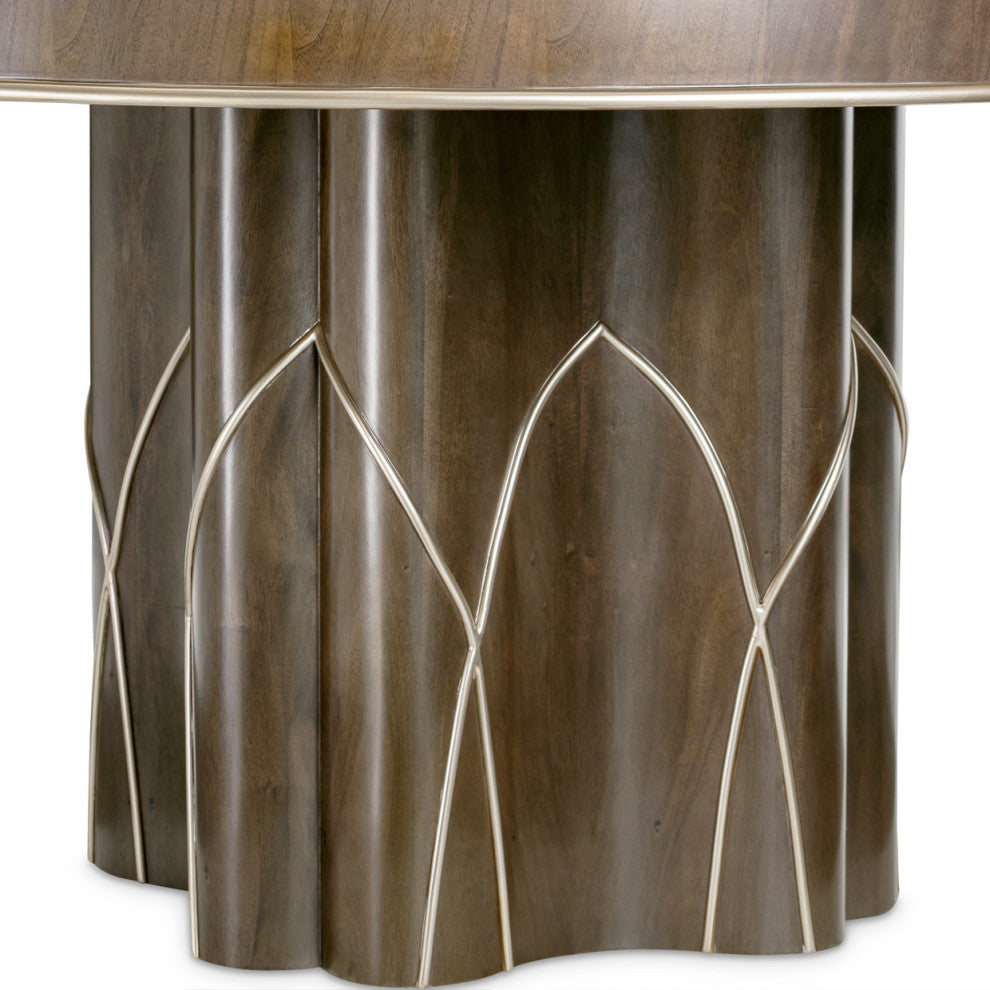Villa Cherie Round Dining Table - Hazelnut