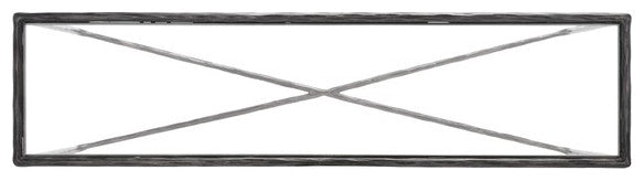 Safavieh Couture Jessa Forged Metal Rectangle Console Table, Black