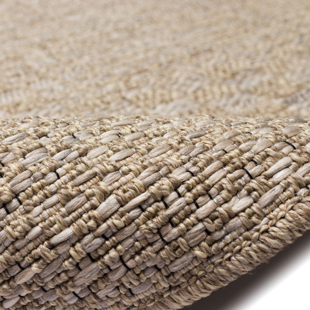 Orly Patchwork Indoor/Outdoor Rug Natural 1'11"x7'6"