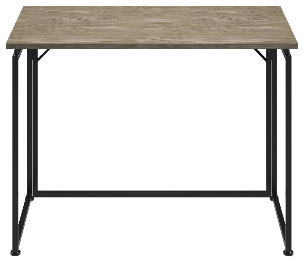 Techni Mobili Space Saving Folding Desk, Grey