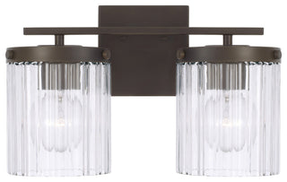 Capital Lighting 156221-555 Vaughn 2 Light 15"W Vanity Light - Aged Brass