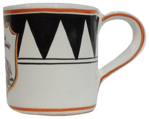Palio di Siena Contrad, Coffee Mug, Lupa, She-Wolf, Italian Ceramics