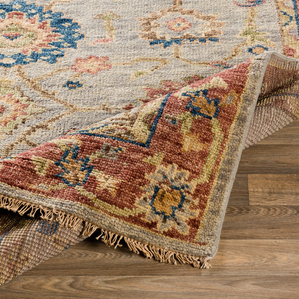 Surya Biscayne BSY-2304 Traditional Area Rug, 8' x 10' Rectangle