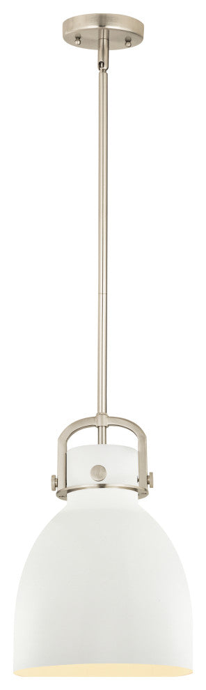 Innovations Lighting 710-1S-SN-M712-10W-LED Bell 1 Light 10" Mini Pendant
