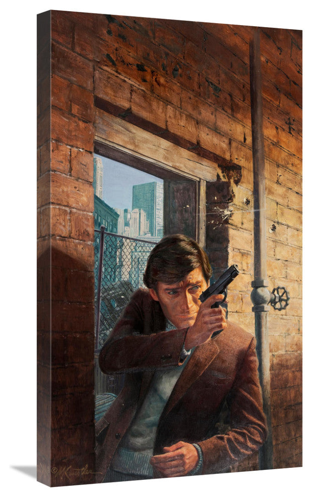 "Dagger - The Centaur Conspiracy" Canvas by Mort Kunstler, 17x30"