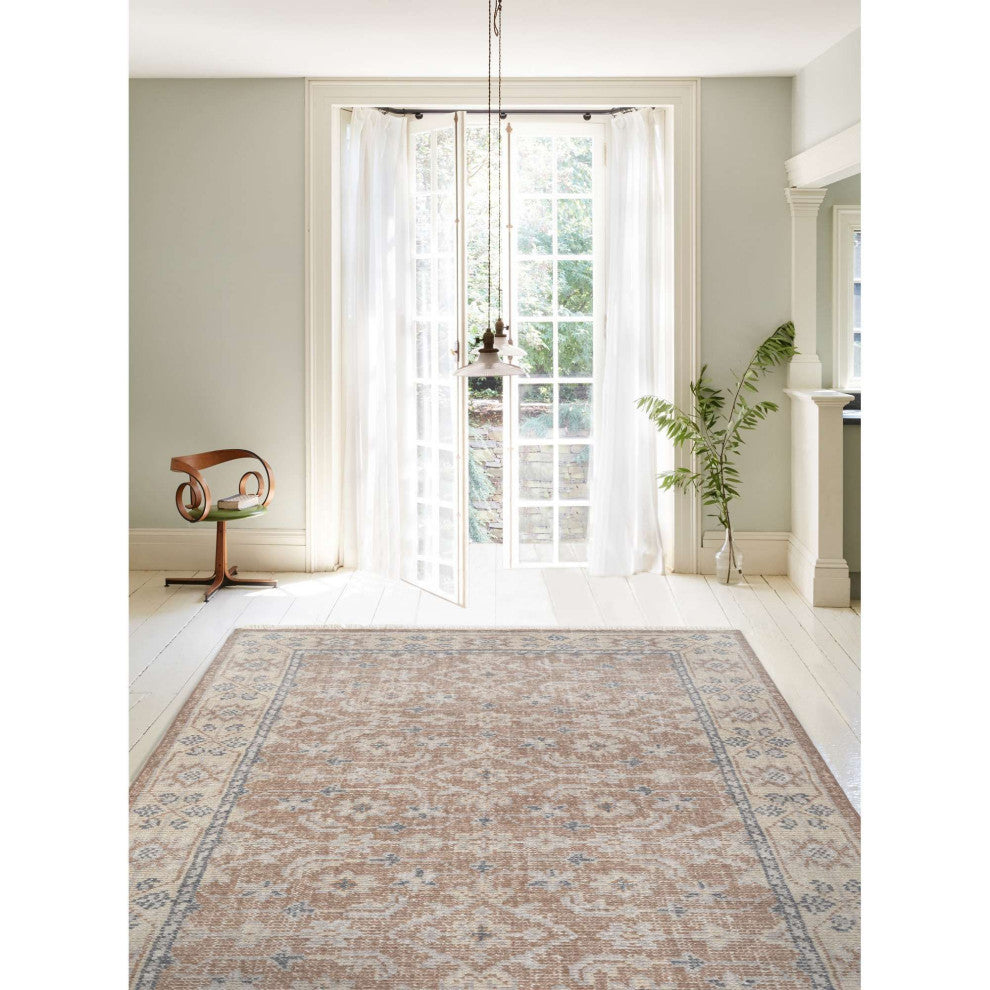 Palace Aisha Area Rug, Adobe, 2'6"x8'