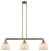 Innovations Lighting 213-Ab-S-G71-Led 3 Light Dimmable Led Island Light