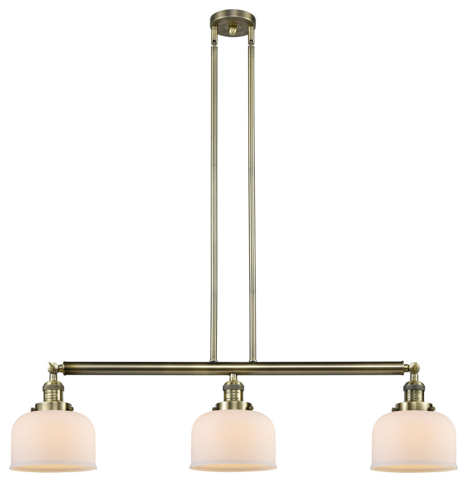 Innovations Lighting 213-Ab-S-G71-Led 3 Light Dimmable Led Island Light