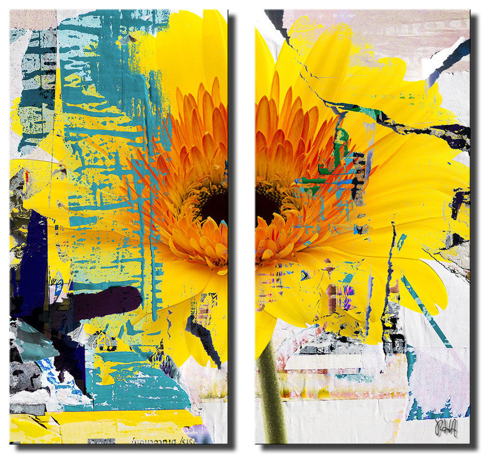Painted Petals LXXXIII Canvas Art, 2-Piece Set