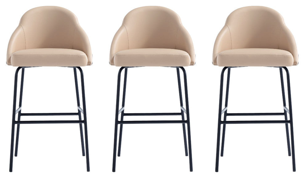 Manhattan Comfort Gracie Barstool, Set of 3