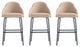 Manhattan Comfort Gracie Barstool, Set of 3