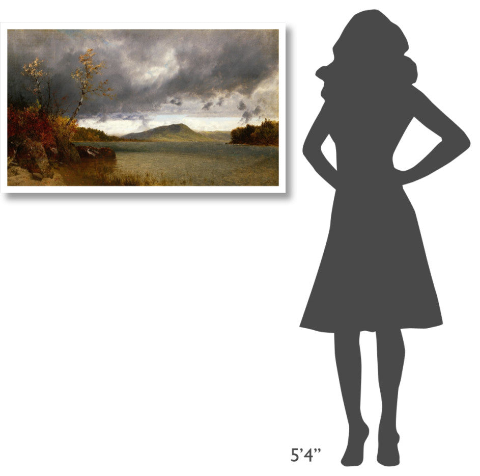 "Lake George, 1870" Digital Paper Print by John Frederick Kensett, 42"x25"