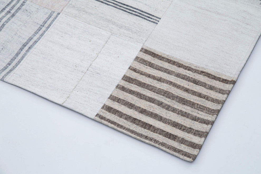 Rug N Carpet - Handmade Anatolian 8' 0'' x 10' 0'' Rustic Patchwork Kilim Rug