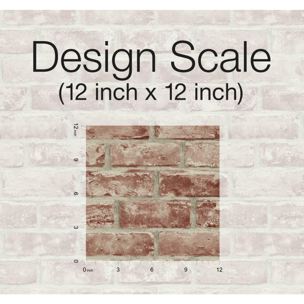Brick Peel & Stick Wallpaper