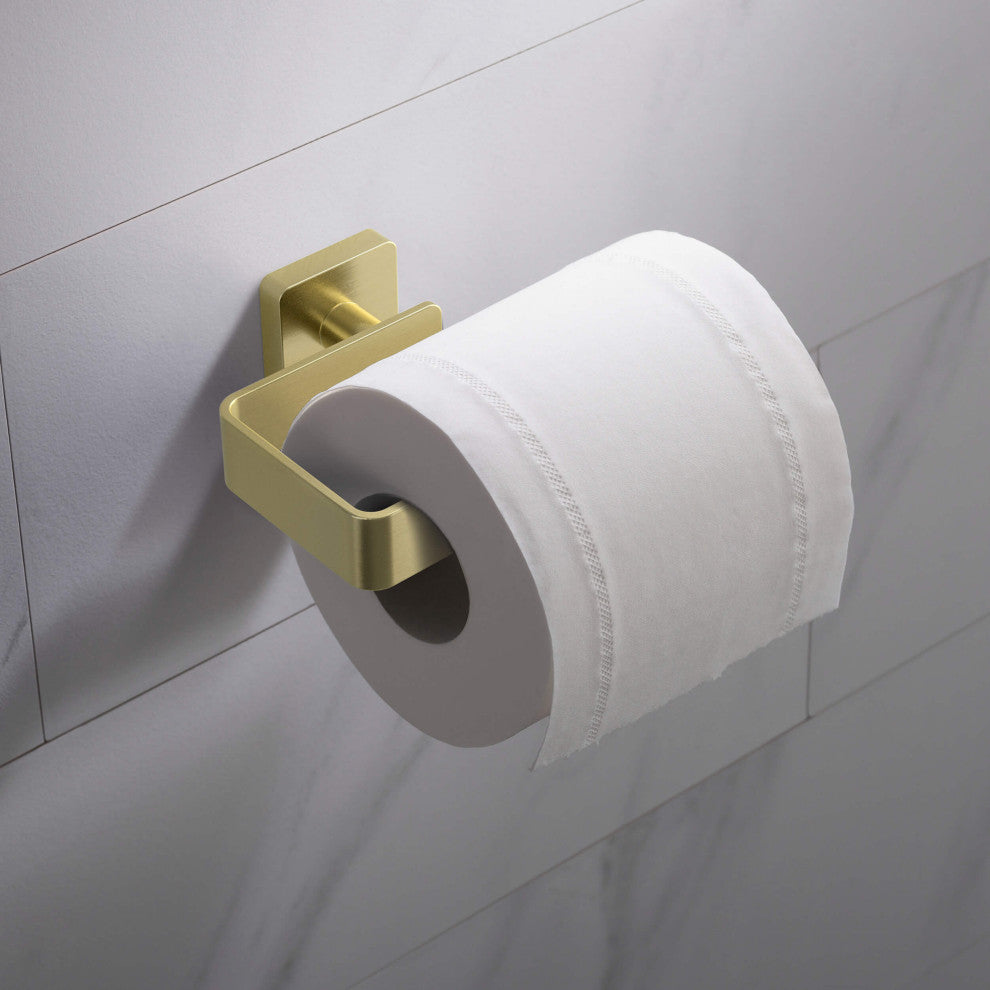 Blaze 2 Piece Bathroom Hardware Set, Brushed Gold