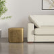Bassett Side Table, Antique Brass