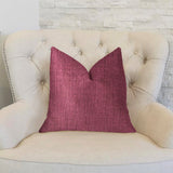 Plumptious Purple Luxury Throw Pillow, 20"x36" King