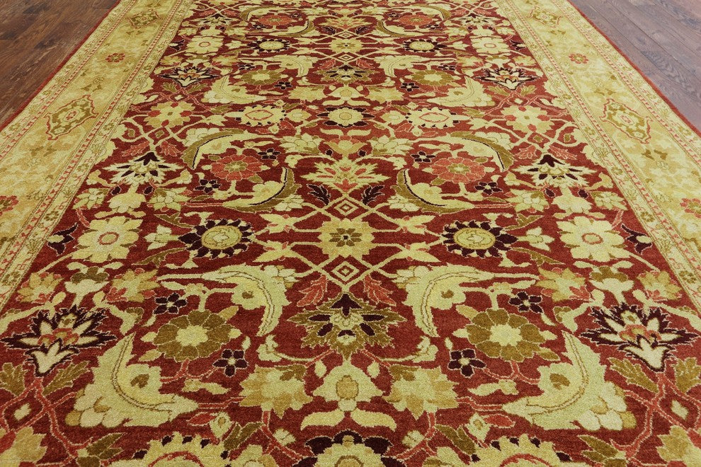 Traditional Floral Chobi Handmade Area Rug 9'x12', W2252