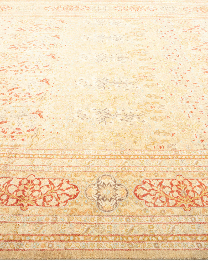 Mogul, One-of-a-Kind Hand-Knotted Area Rug Yellow, 8'0"x10'3"