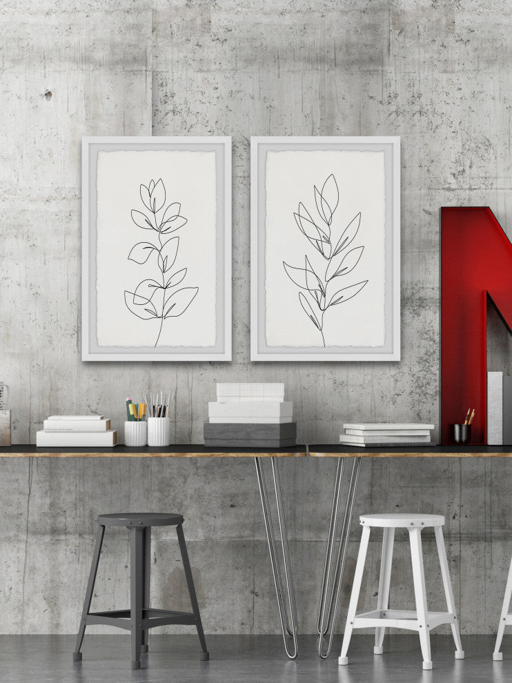 Where Leaves Blossom Diptych, 2-Piece Set, 8x12 Panels