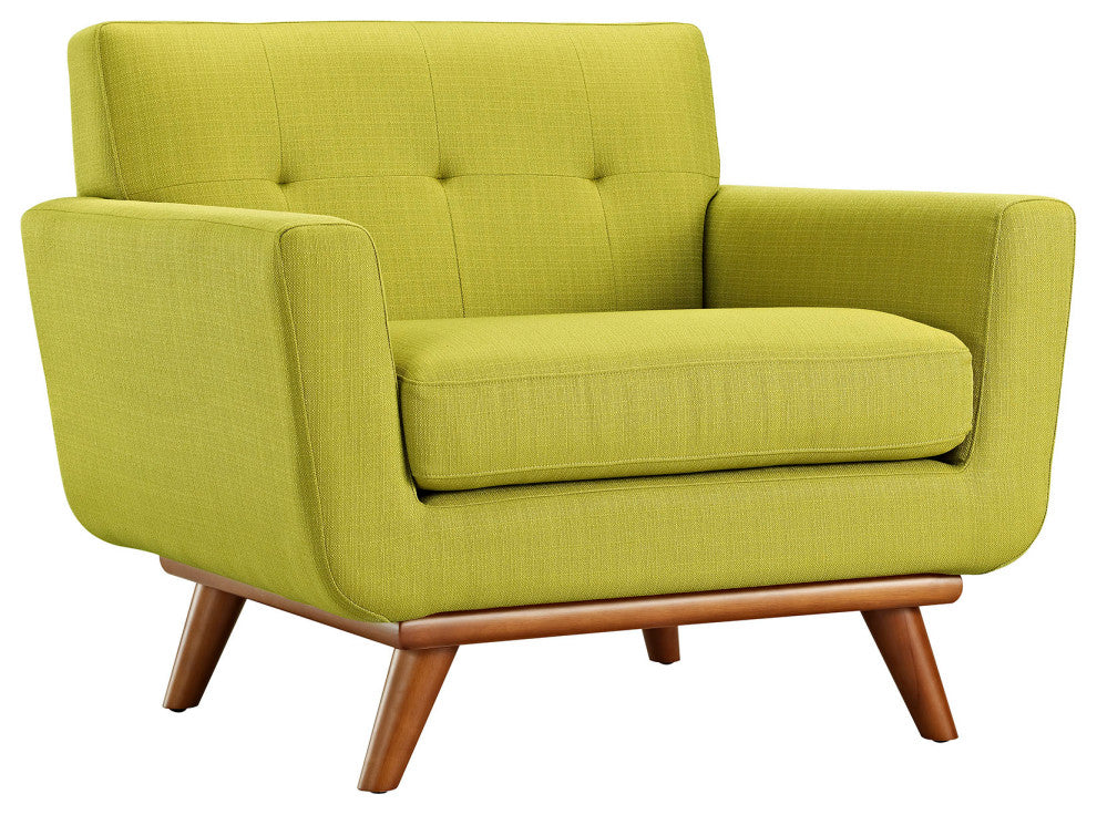 Modern Wheatgrass Engage Upholstered Armchair