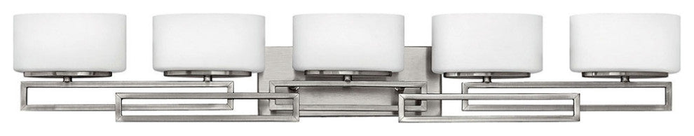 Hinkley Lanza Extra Large Five Light Vanity, Antique Nickel