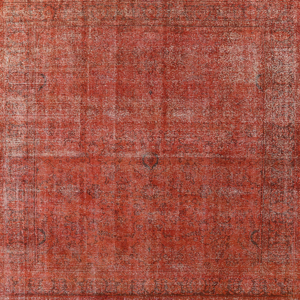 Ahgly Company Indoor Square Mid-Century Modern Area Rugs, 8' Square