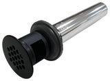 Kingston Brass Grid Drain With Overflow, Matte Black