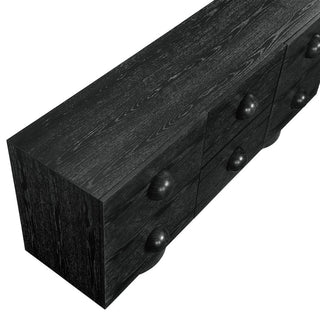 Bubble Wood Sideboard/Buffet, Black