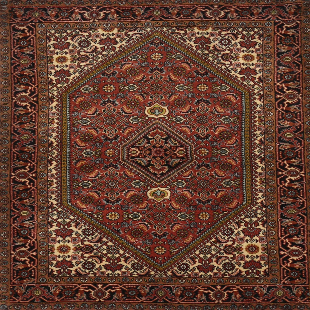 Ahgly Company Indoor Square Traditional Area Rugs, 5' Square