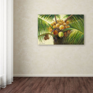 'Coconut Palm II' Canvas Art by Victor Giton