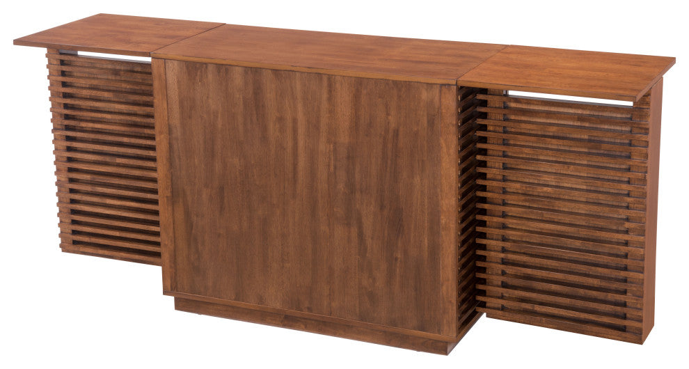 Linea Bar Cabinet Walnut