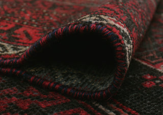 Semi Antique Ibrahim Red Rug, 3'9x6'5